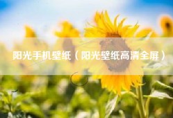 阳光手机壁纸（阳光壁纸高清全屏）